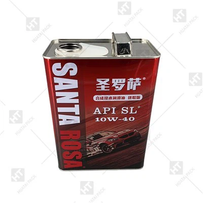 4L plåtburk i metall